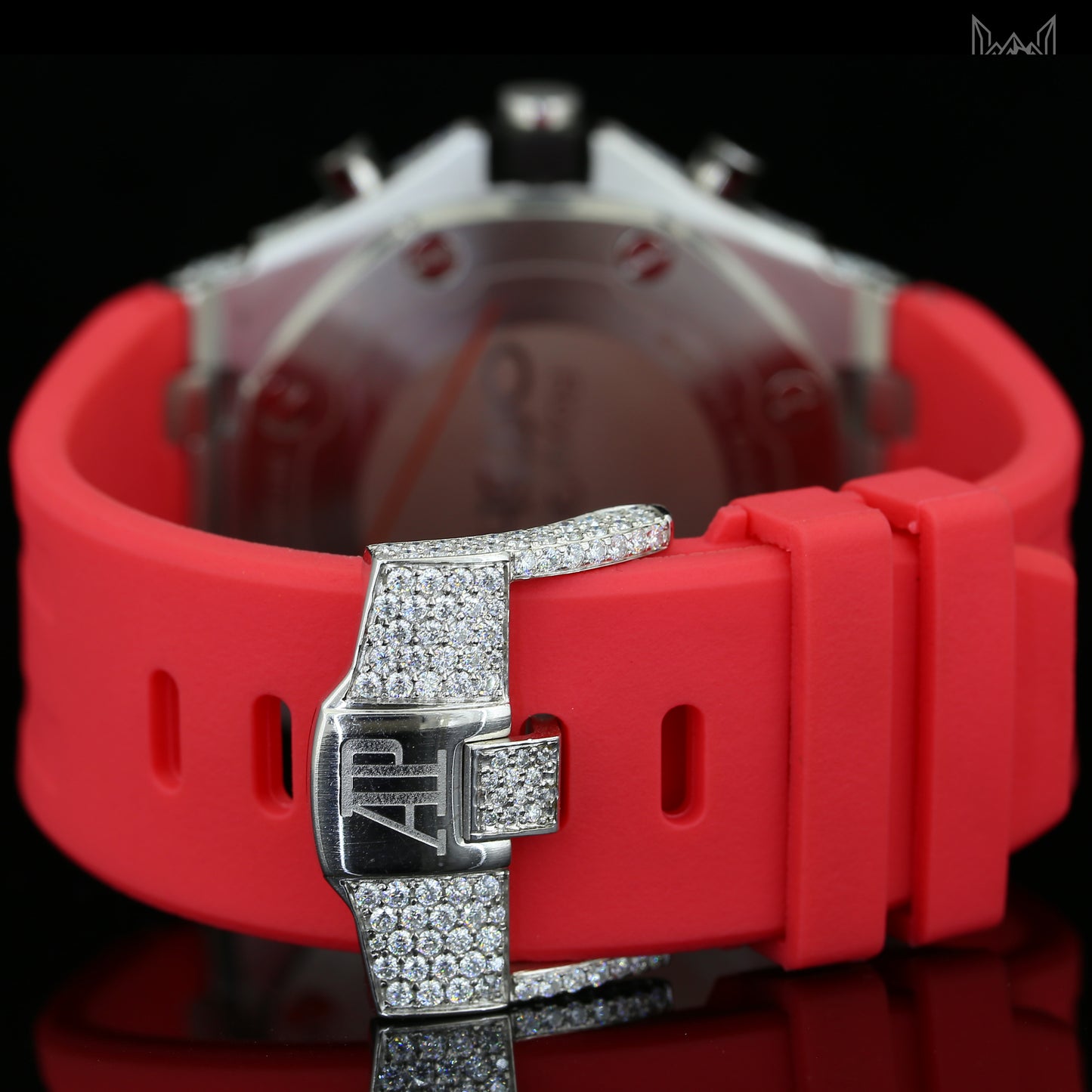 18K White Gold Plated Iced Out Moissanite Watch – D VVS Moissanite | Japanese Quartz Movement | Luxury Hip Hop Watch