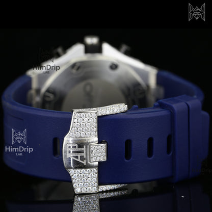 18K Gold Plated Iced Out Moissanite Watch – D VVS Moissanite | Japanese Quartz Movement | Luxury Hip Hop Watch