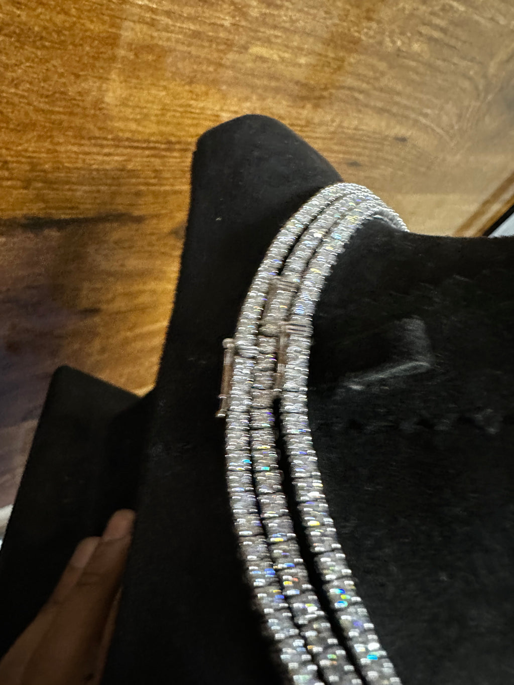 VVS1 Moissanite Diamond Tennis Chain Necklace, 925 Sterling Silver, Tennis Bracelet, Diamond Tennis Necklace, Women's & Men's Tennis Chain