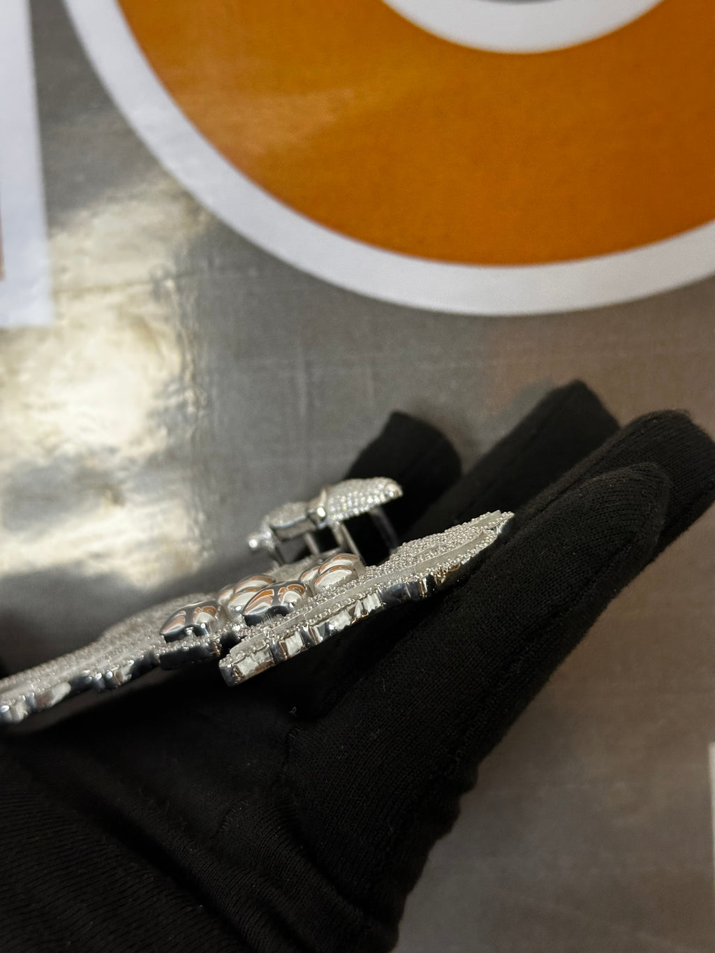 Custom Iced Out Moissanite "SNOOP" Pendant: 925 Silver Dog Paw Hip Hop Jewelry
