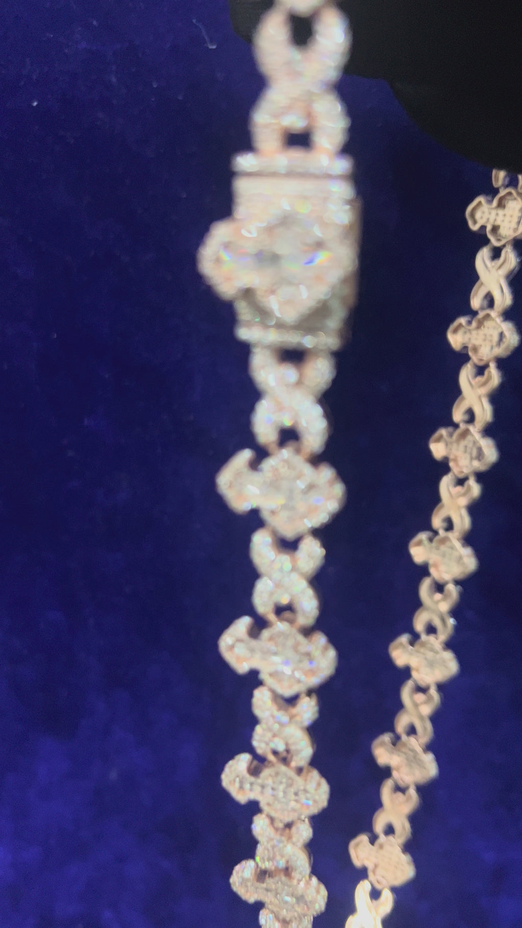 Iced Out 15MM Moissanite Diamond Link Chain: Custom Silver or Gold