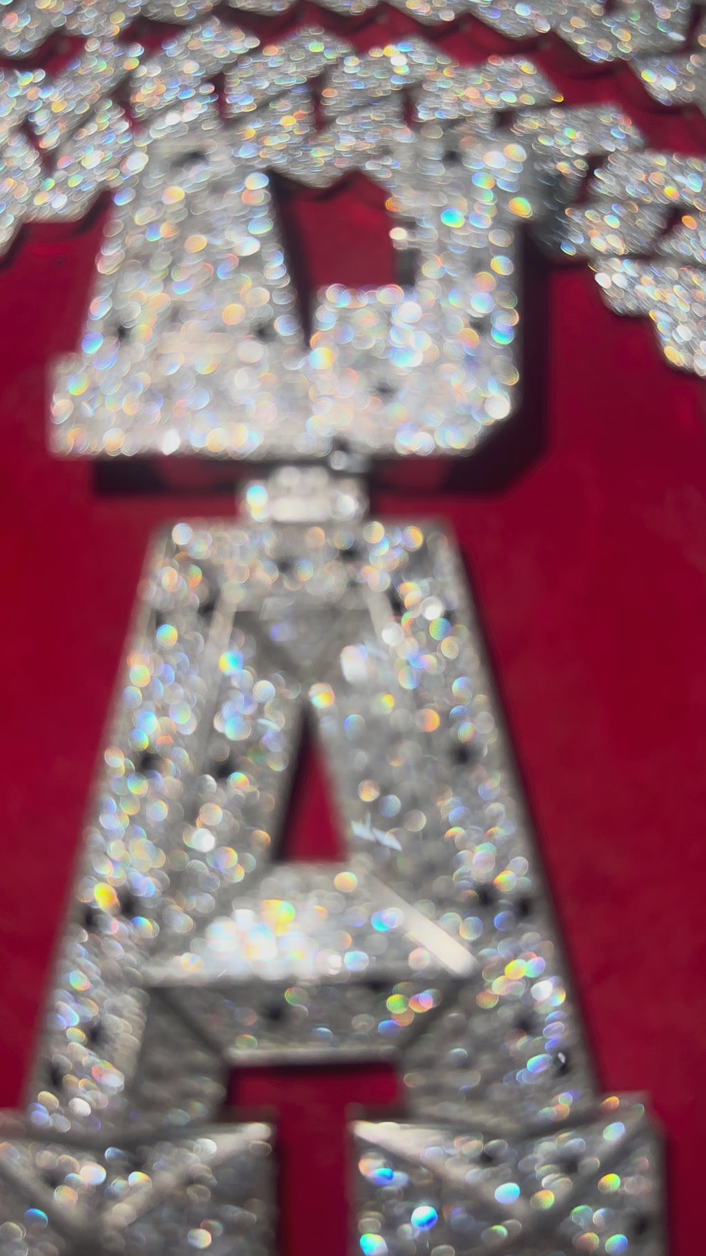 This stunning fully iced-out custom “AJ-A” pendant is crafted with premium detailing and a luxury finish Perfect hip-hop jewelry, rappers