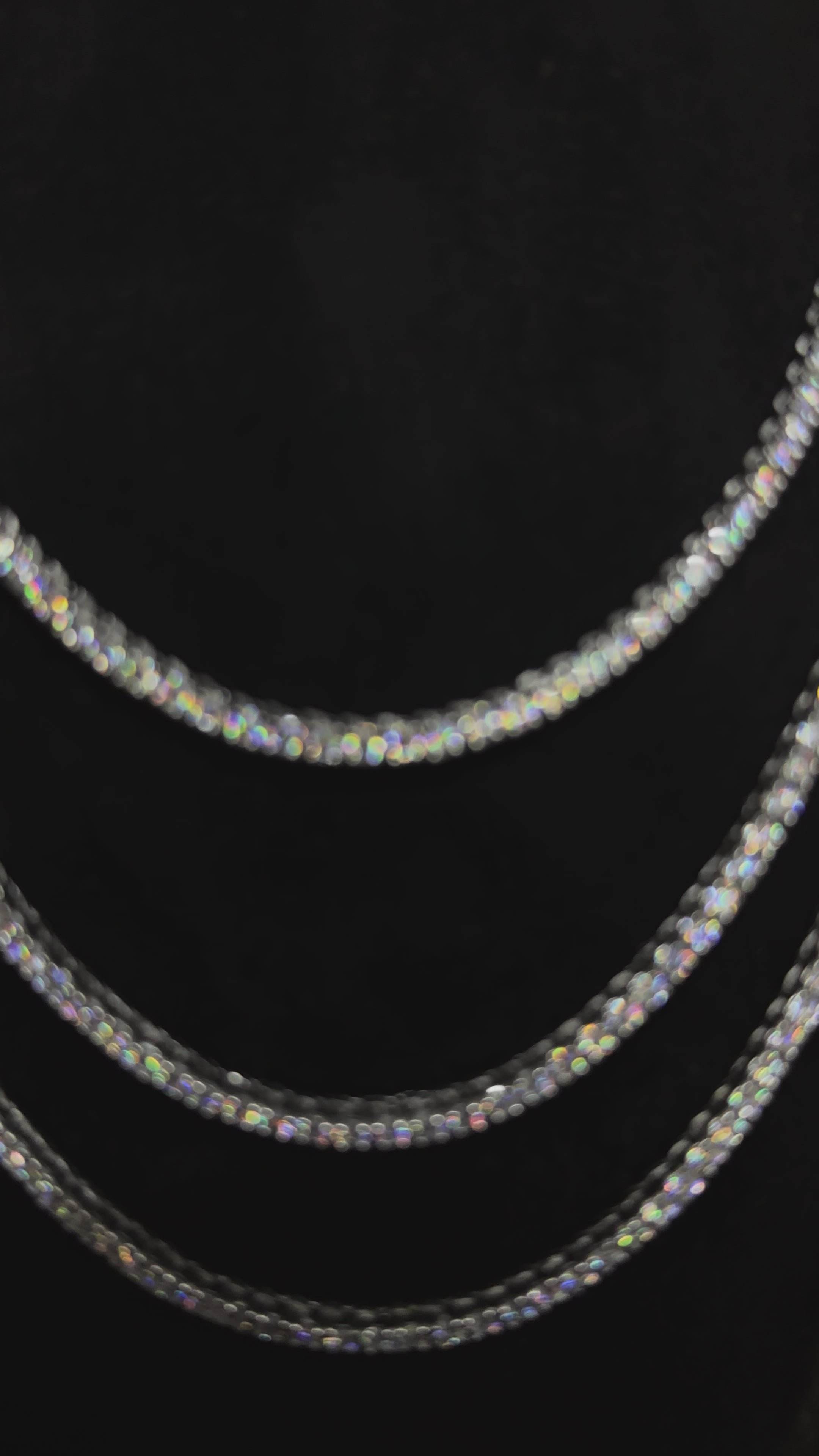 VVS1 Moissanite Diamond Tennis Chain Necklace, 925 Sterling Silver, Tennis Bracelet, Diamond Tennis Necklace, Women's & Men's Tennis Chain